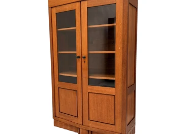 Art Deco Amsterdamse School Bookcase by Hildo Krop for Gebroeders Monsieur